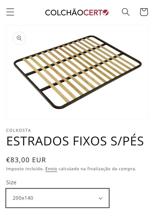 Estrado BELLO 140x200 Personalizado 5.5cms altura