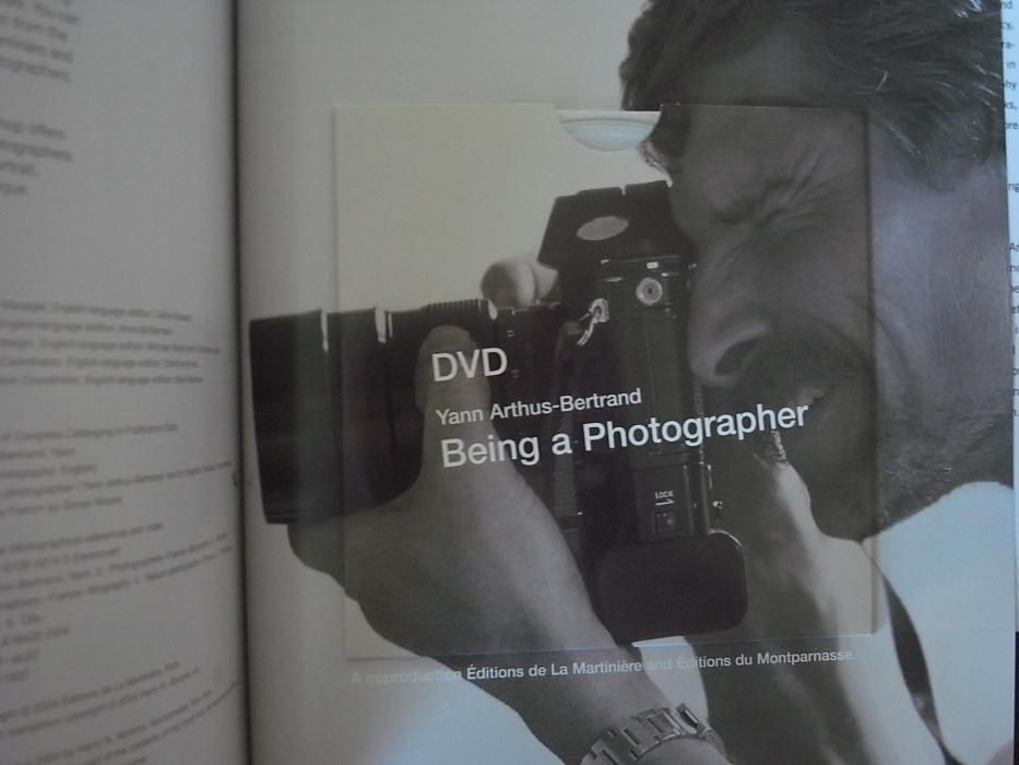 yann arthus bertrand being a photographer livro fotografia + dvd