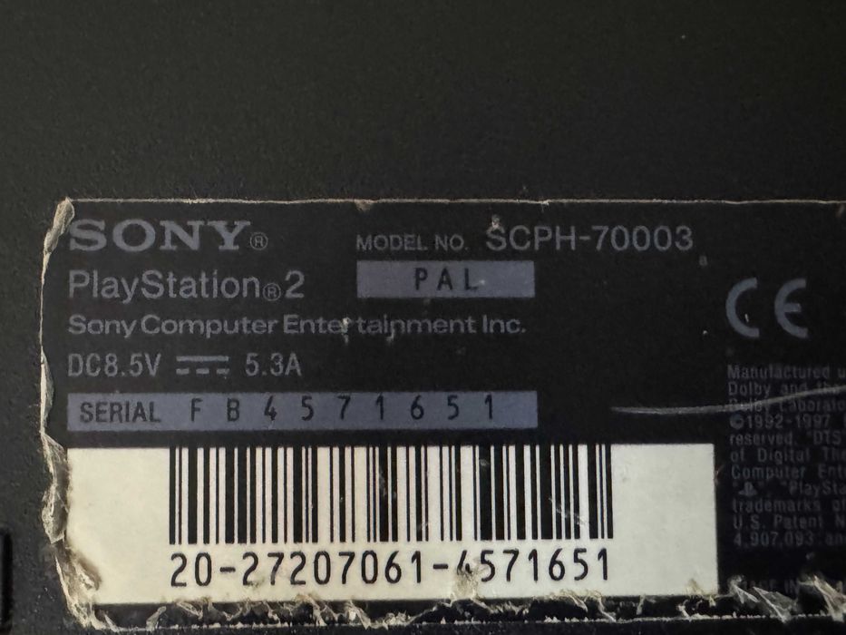 2x Konsola PS2 Slim, 2 Pady