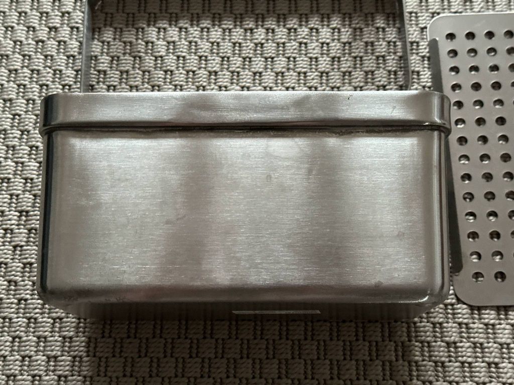 IKEA KUNGSFORS Pojemniki zestaw stal nierdz