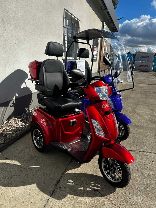 Pojazd elektryczny LIFE dofinansowanie PFRON 25m/h raty/leasing/dowóz