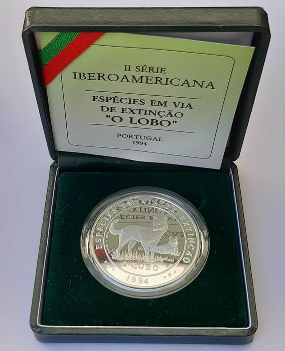 Moeda Lobo 1994  - Prata Proof