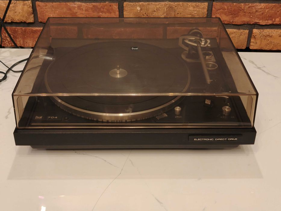 DUAL 704 ! Flagowy gramofon Direct Drive ! Shure V15 mkiii