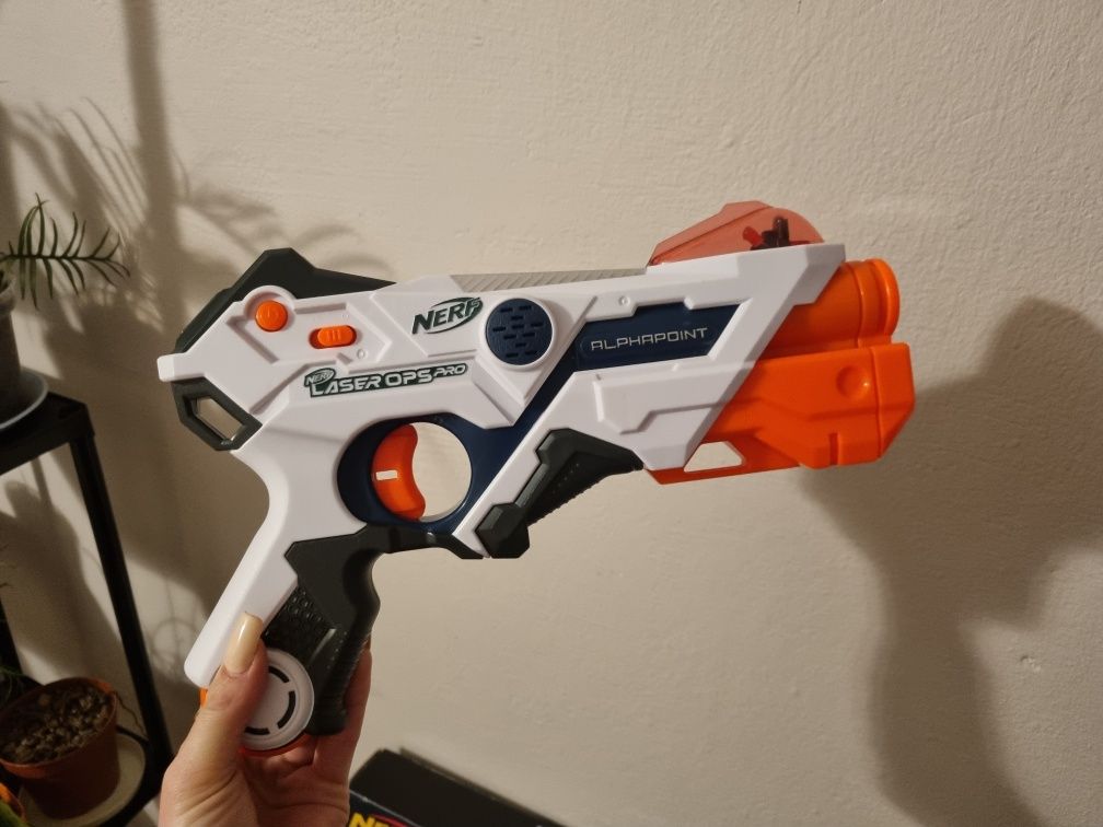 Nerf hasbro nowe pistolety laserowe zestaw
