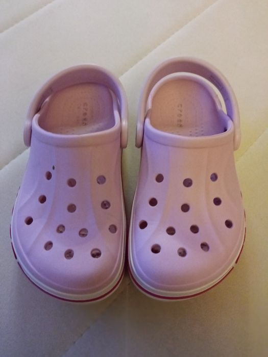 Różowe Crocsy dla dziewczynki, rozm. C11