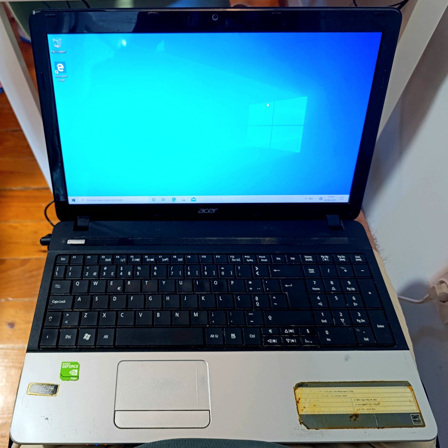 Portátil Acer Aspire