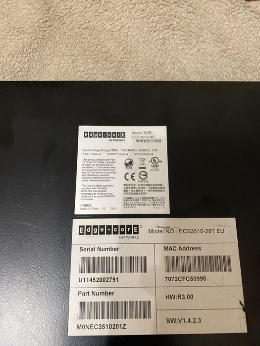 Edge-Core ECS3510-28T — керований комутатор (managed switch)