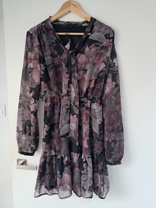Nowa sukienka Mihito w kwiaty 36 M