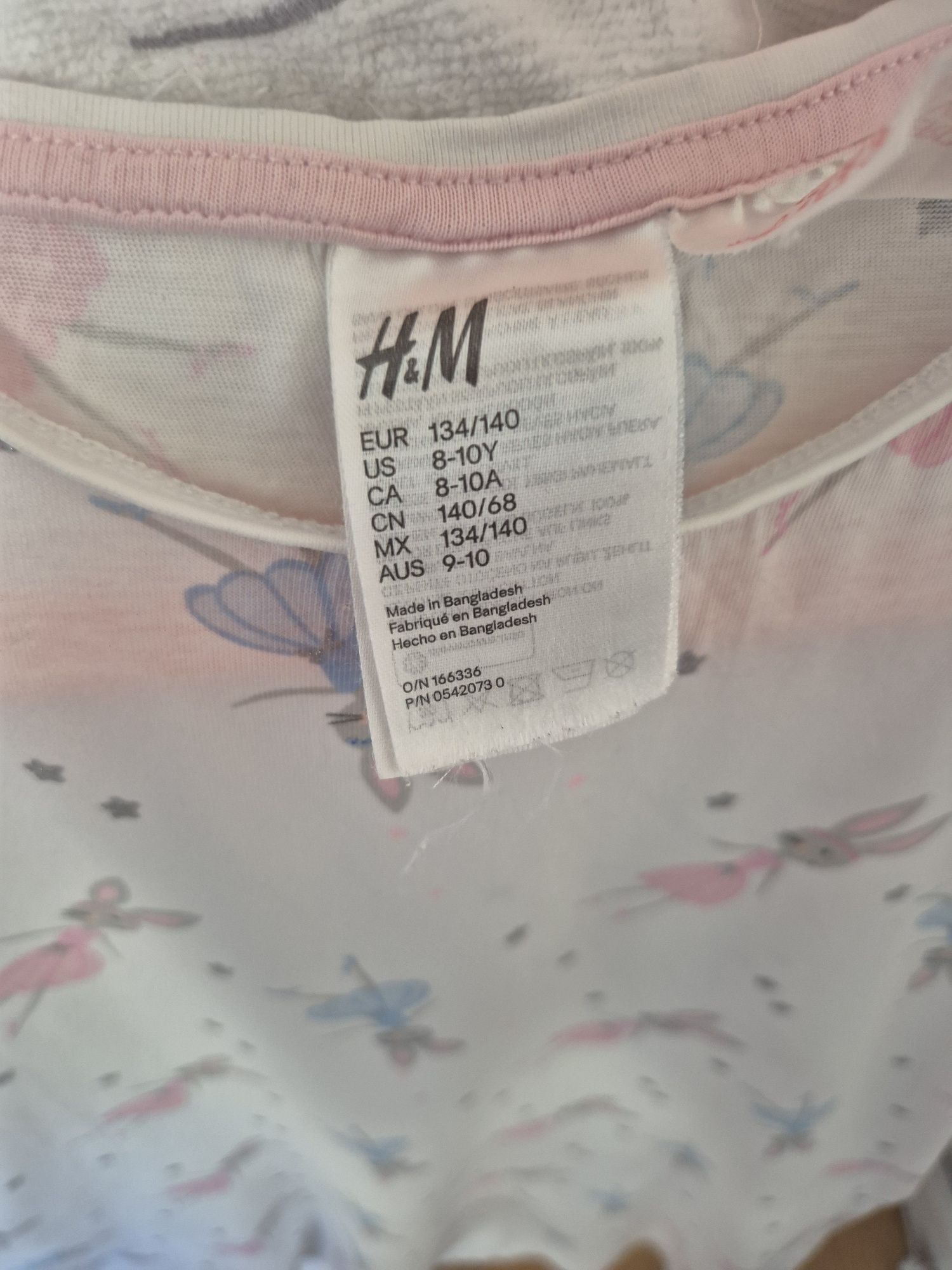 Szlafrok 100% bawełna i koszyla nocna h&m