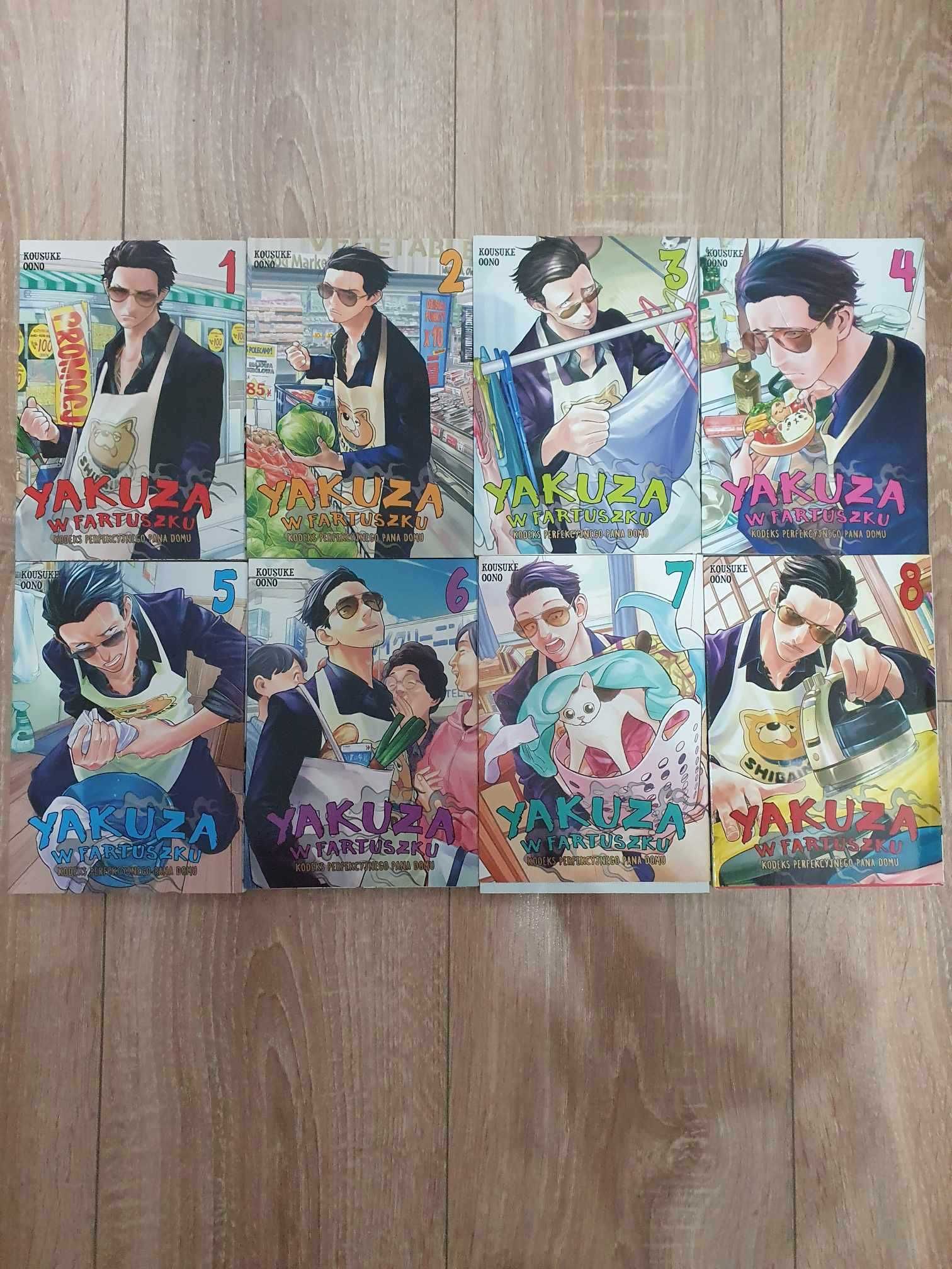 Manga Yakuza w fartuszku tomy 1-8