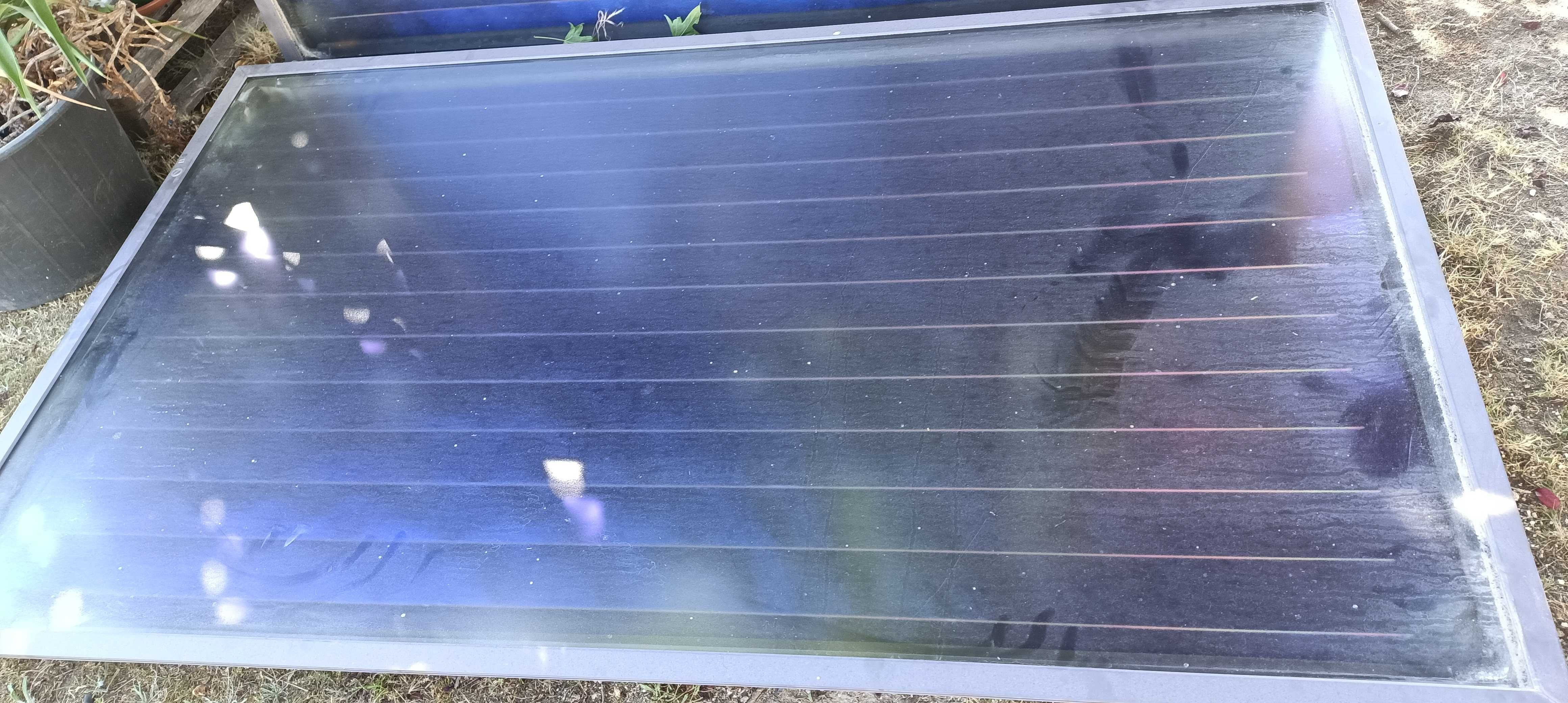 Painéis solares água quente Riello em bom estado