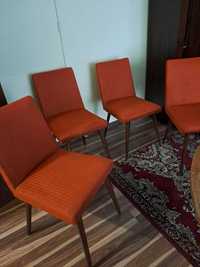 Krzesła pomarańczowe 4 sztuki
