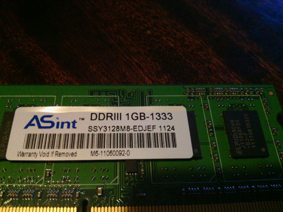 Оперативная память ASint DDR3 1Gb 1333Mhz SODIMM