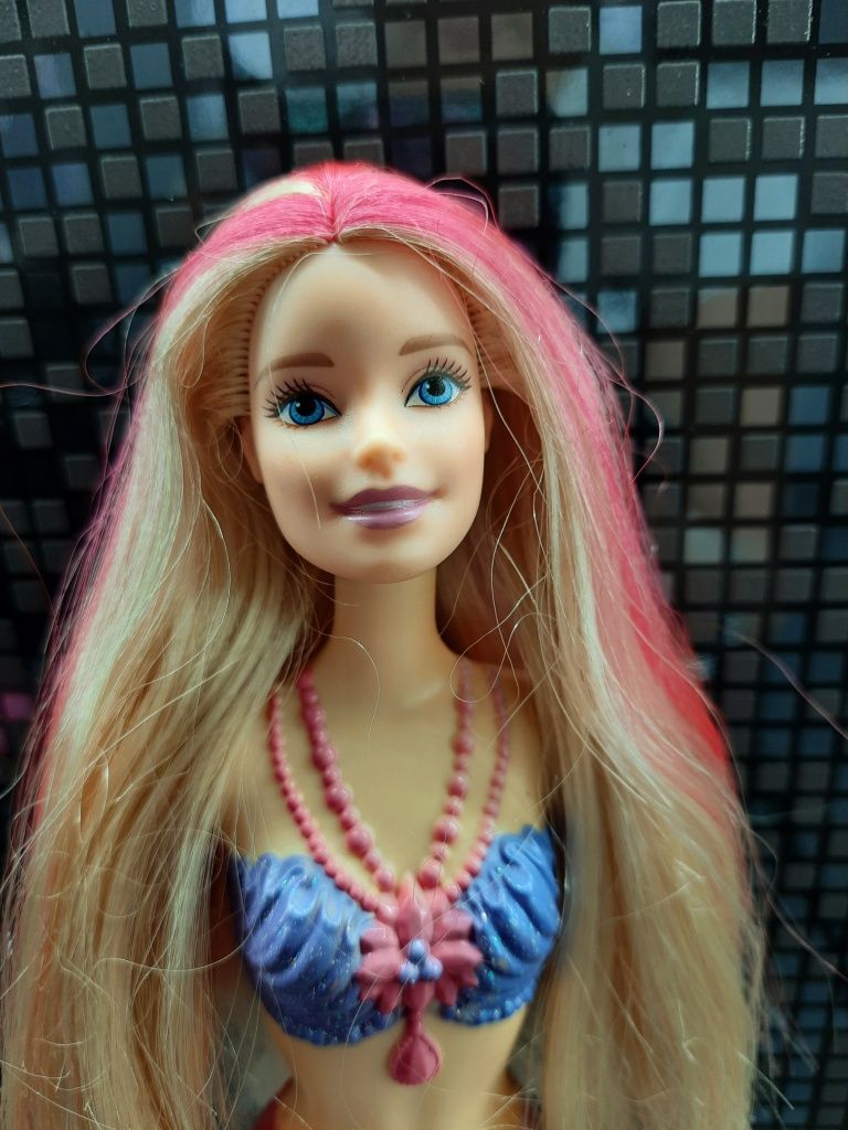 Lalka Barbie syrenka,  bańki mydlane