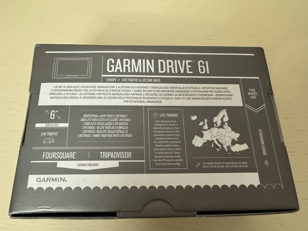 Навігатор Garmin Drive 61 Europe LMT-S Black