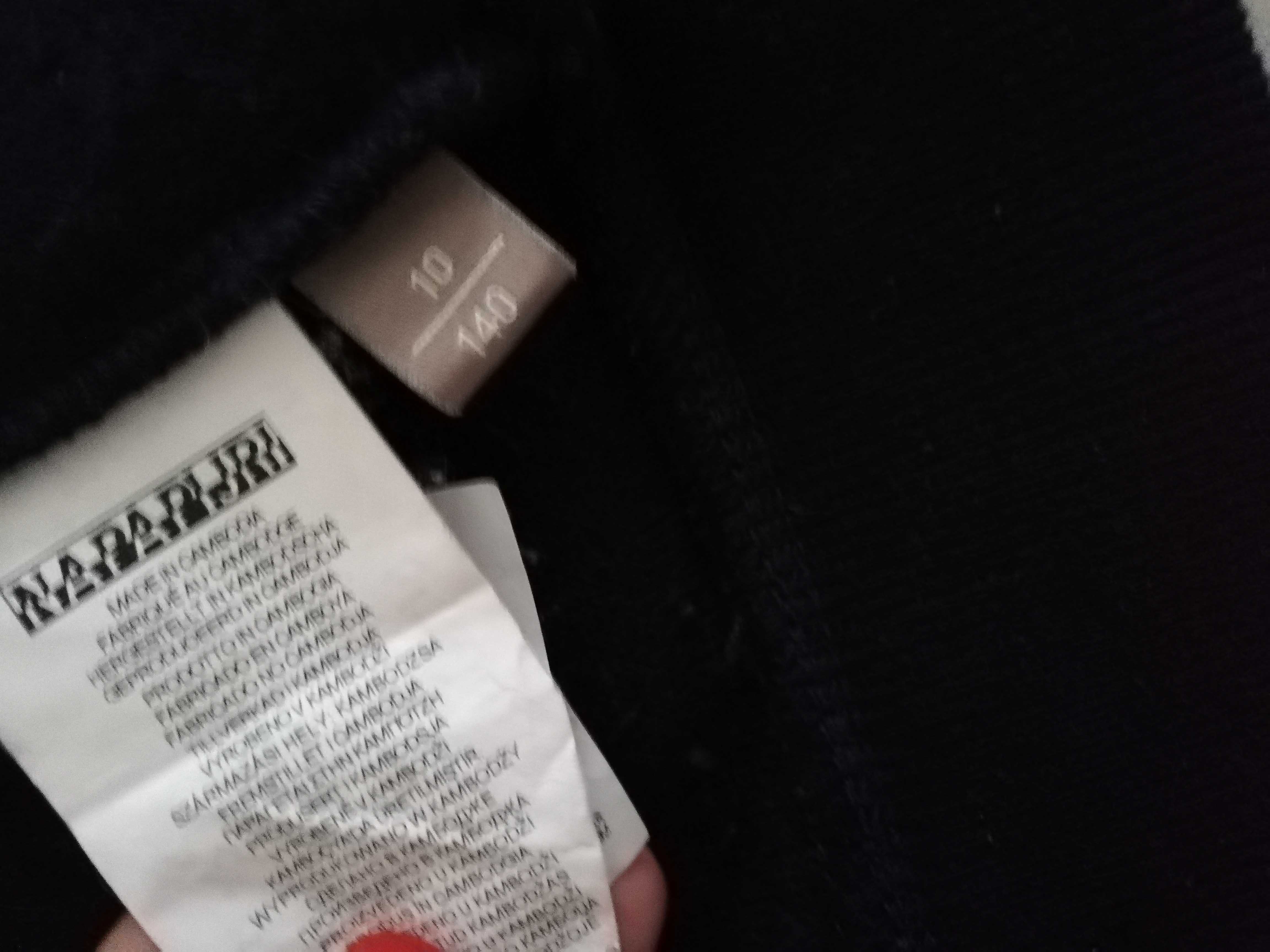 bluza NAPAPIJRI 140 10 lat polarek NAPAPIJRI 140 baranek stójka 140