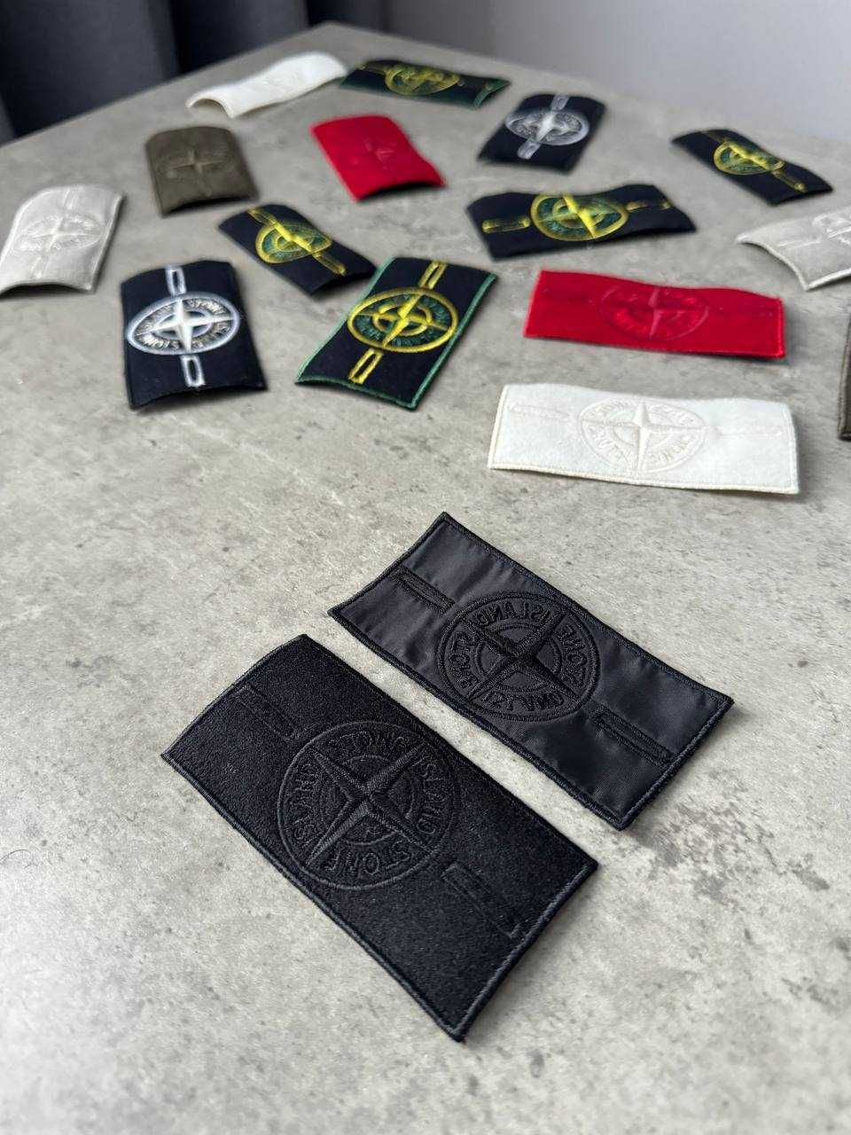Патчі Stone Island | Патч Стон Айленд | Комплект Бирки + Гуздики
