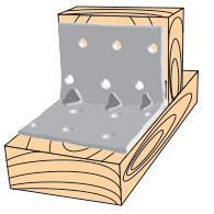 kątownik mont. przet.  kmp4  60x60x40x1,5 (50)