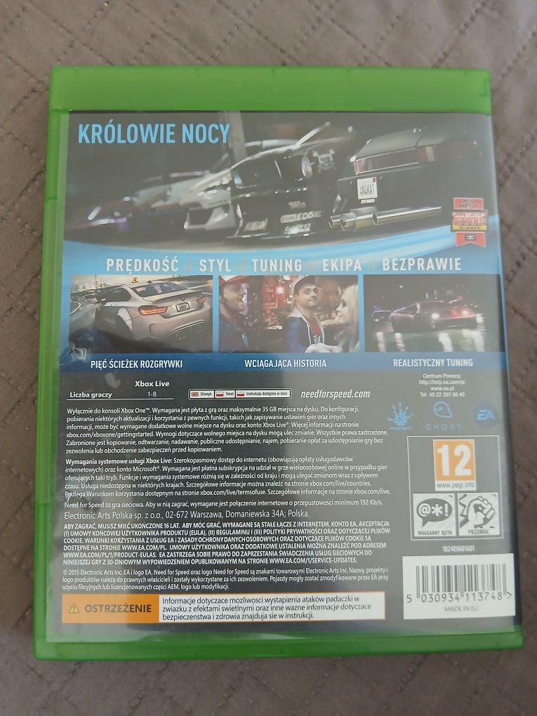 Gra nfs xbox one