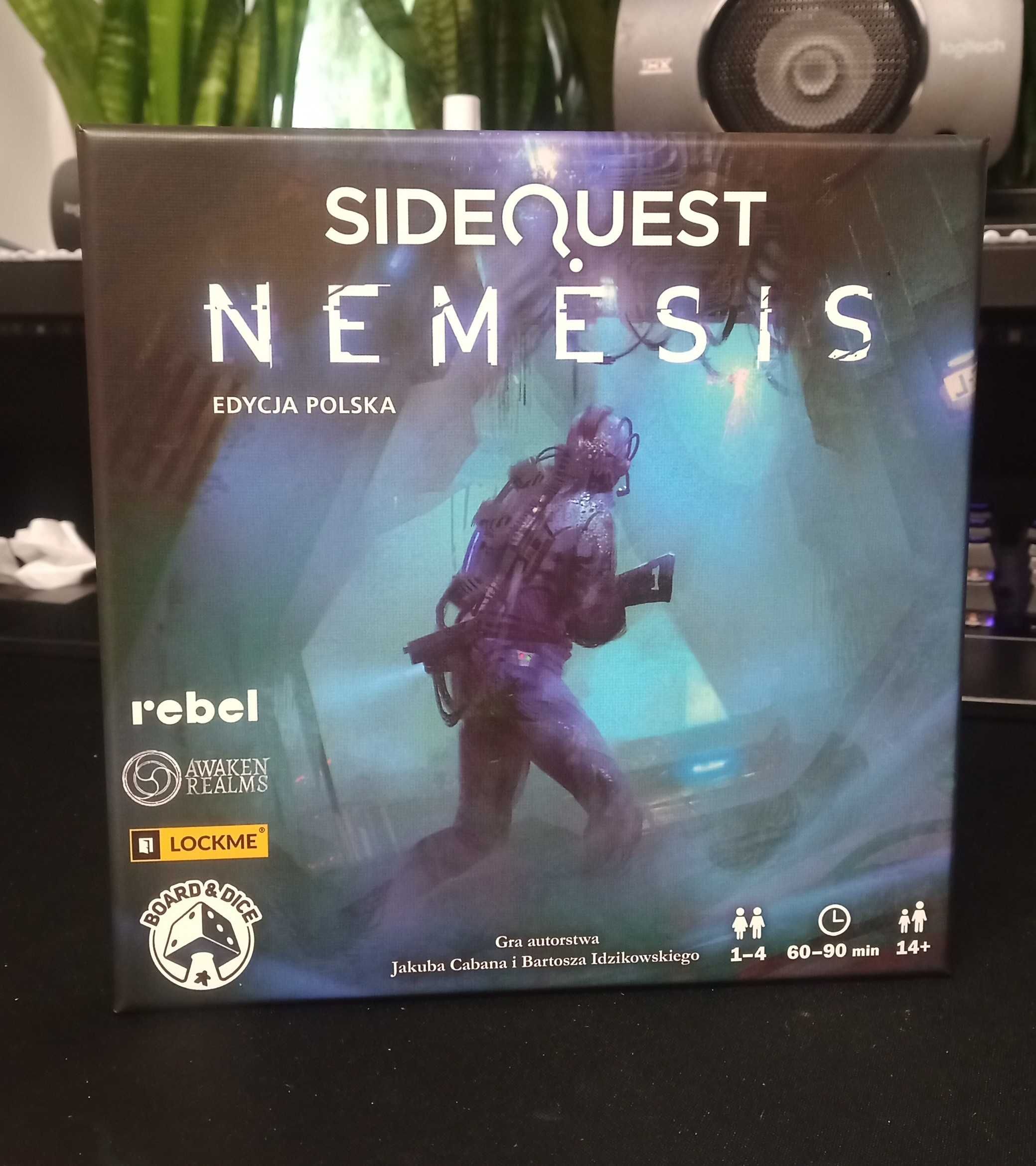 Sidequest Nemesis gra planszowa polska edycja ideał wypraski