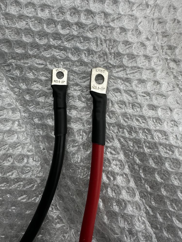 Przewód kabel linka 25mm 25mm2 Czarny i Czerwony Czysta miedz