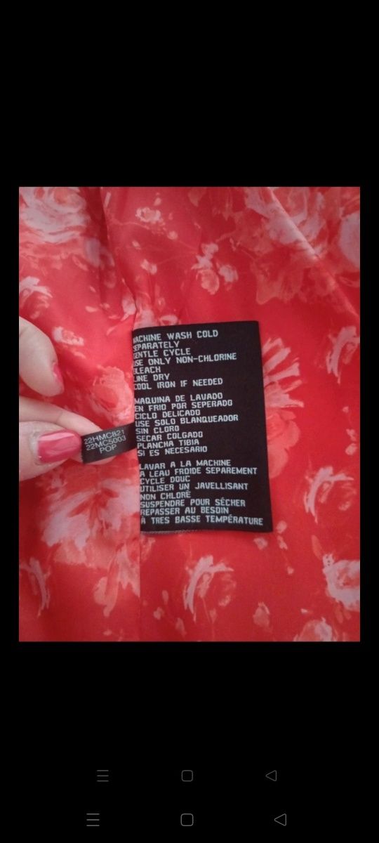 Guess płaszcz damski parka kurtka jesienna przejściowa S/M