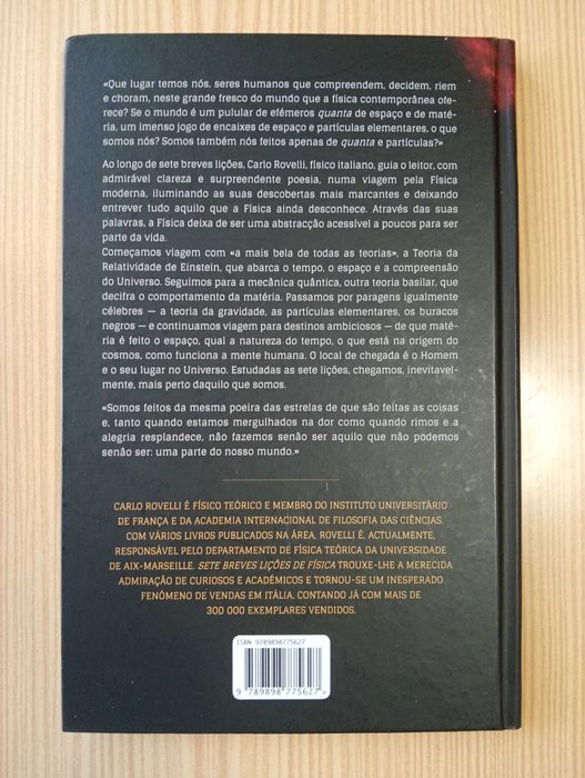Livro Sete Breves Lições de Física (Carlo Rovelli)