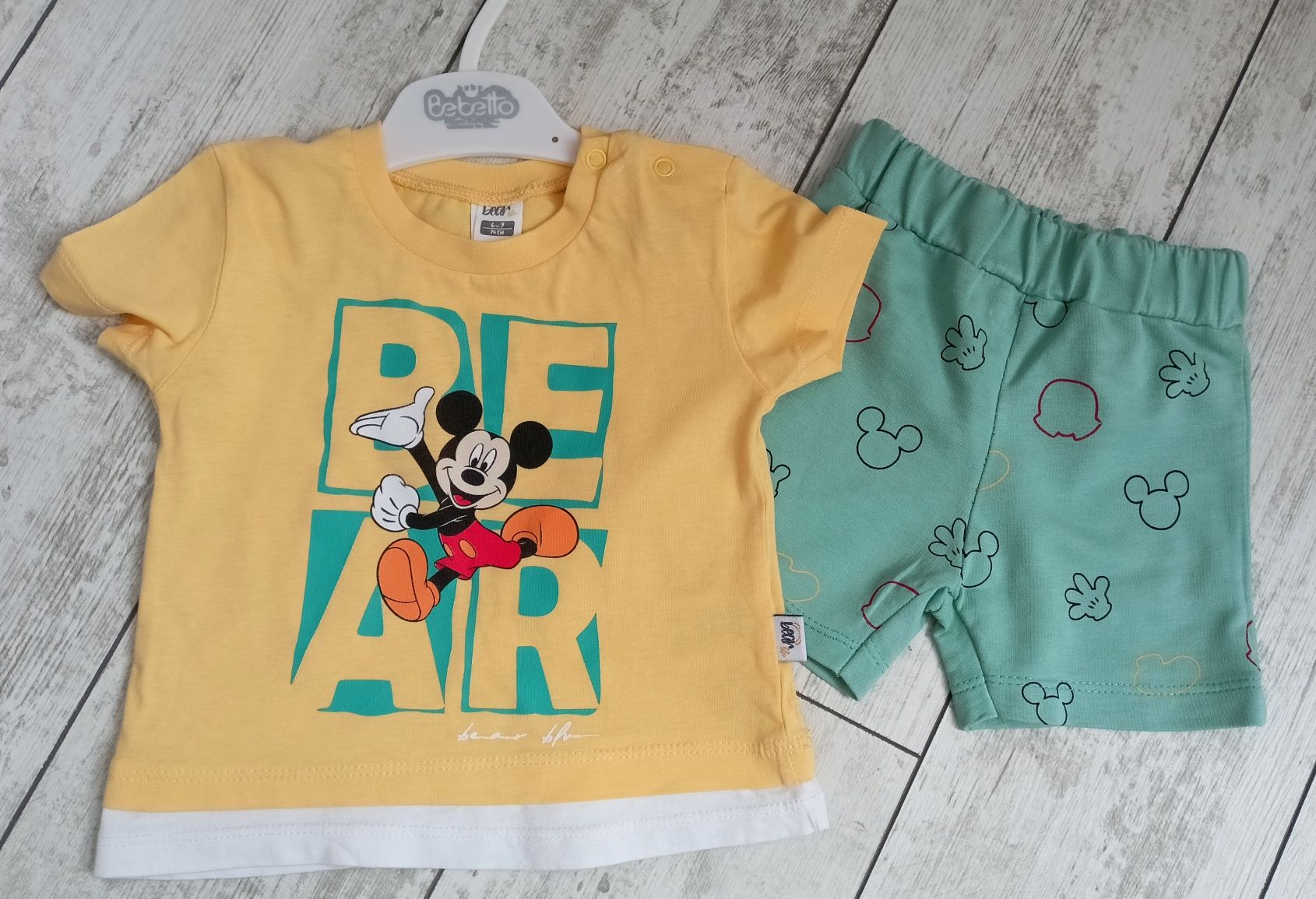 Літній костюм для хлопчика 6-9 місяців Mickey Mouse