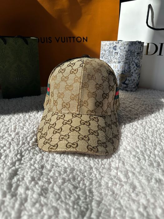 Czapka z daszkiem Gucci monogram Logo nowa