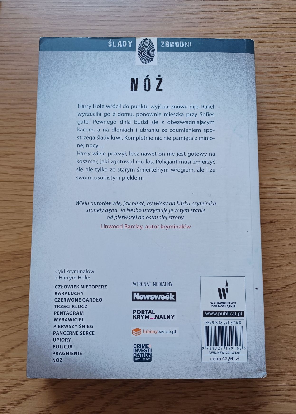 Nóż  -  Jo Nesbo