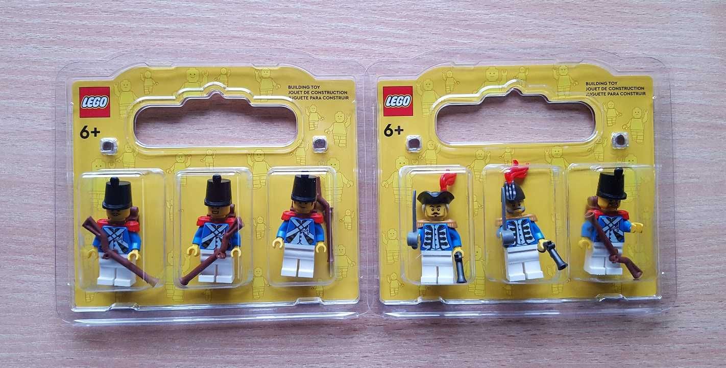 LEGO figurki żołnierze piraci 6x minifigurka pirates, 10320, 21322 NEW