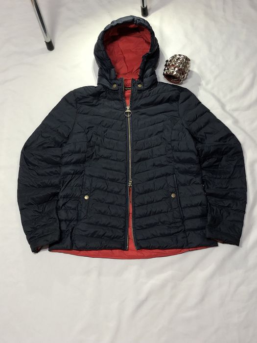 Куртка пуховик мікропуховик барбур barbour old money vintage вінтаж