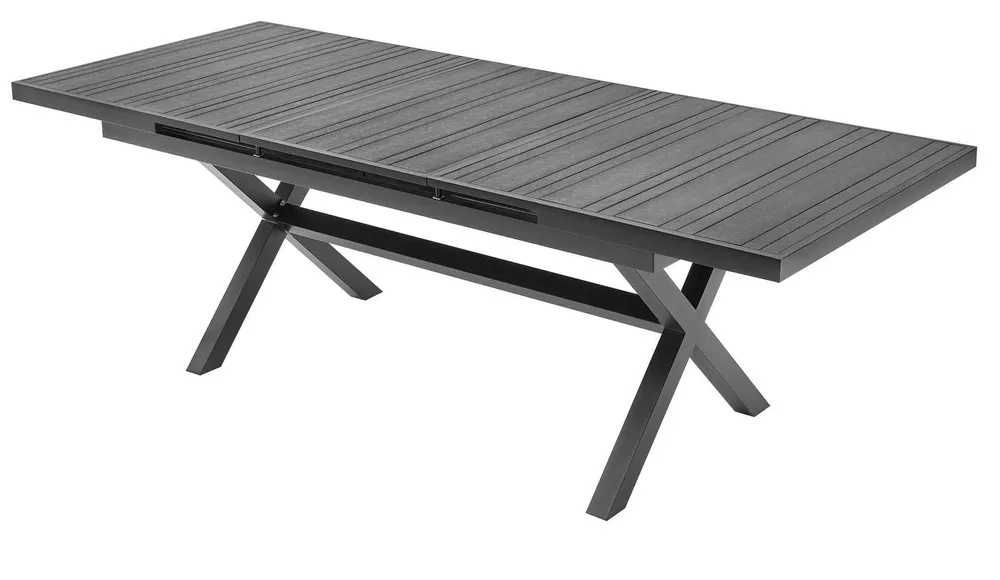 Zestaw z Rozkładanym Stołem Ogrodowym 180/240 cm + 8 krzeseł Sznurek