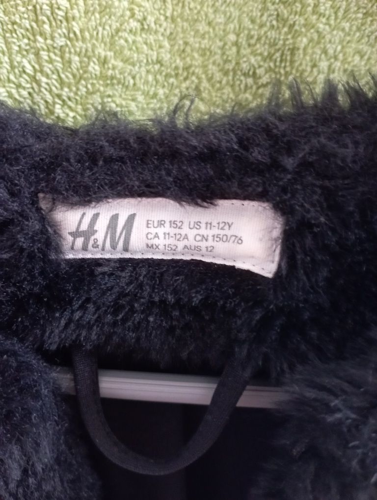 Bolerko futrzane z H&M rozm.152