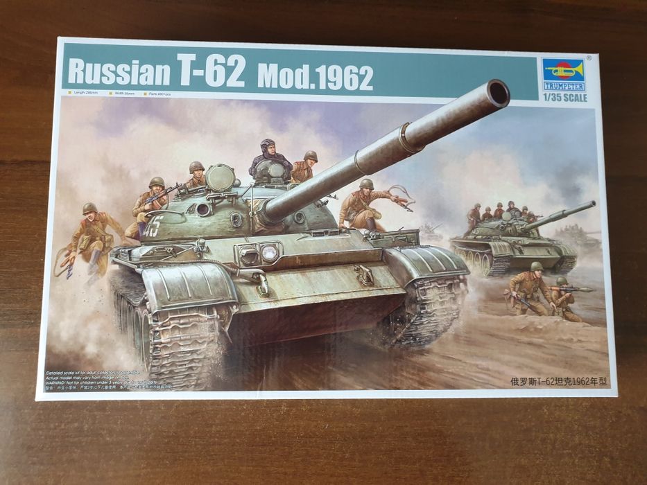 Сборная модель trumpeter 00376 Т-62 (1962г) 1/35