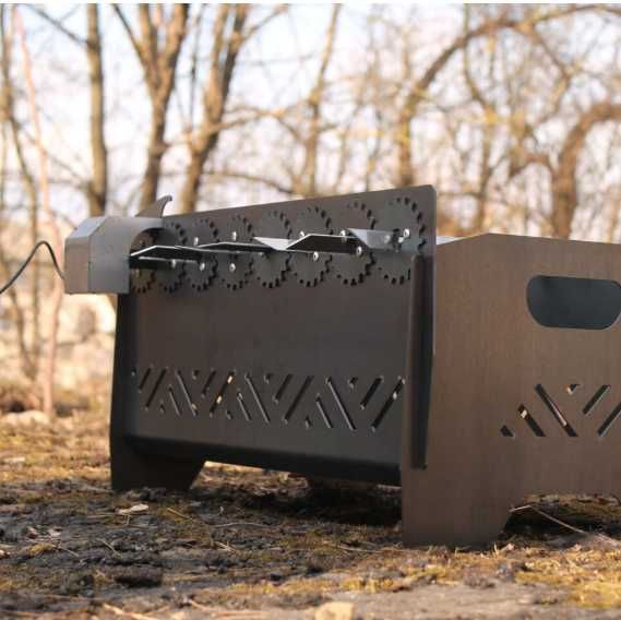 Авто мангал автоматичний мангал на 8 шампуров мангал с мотором