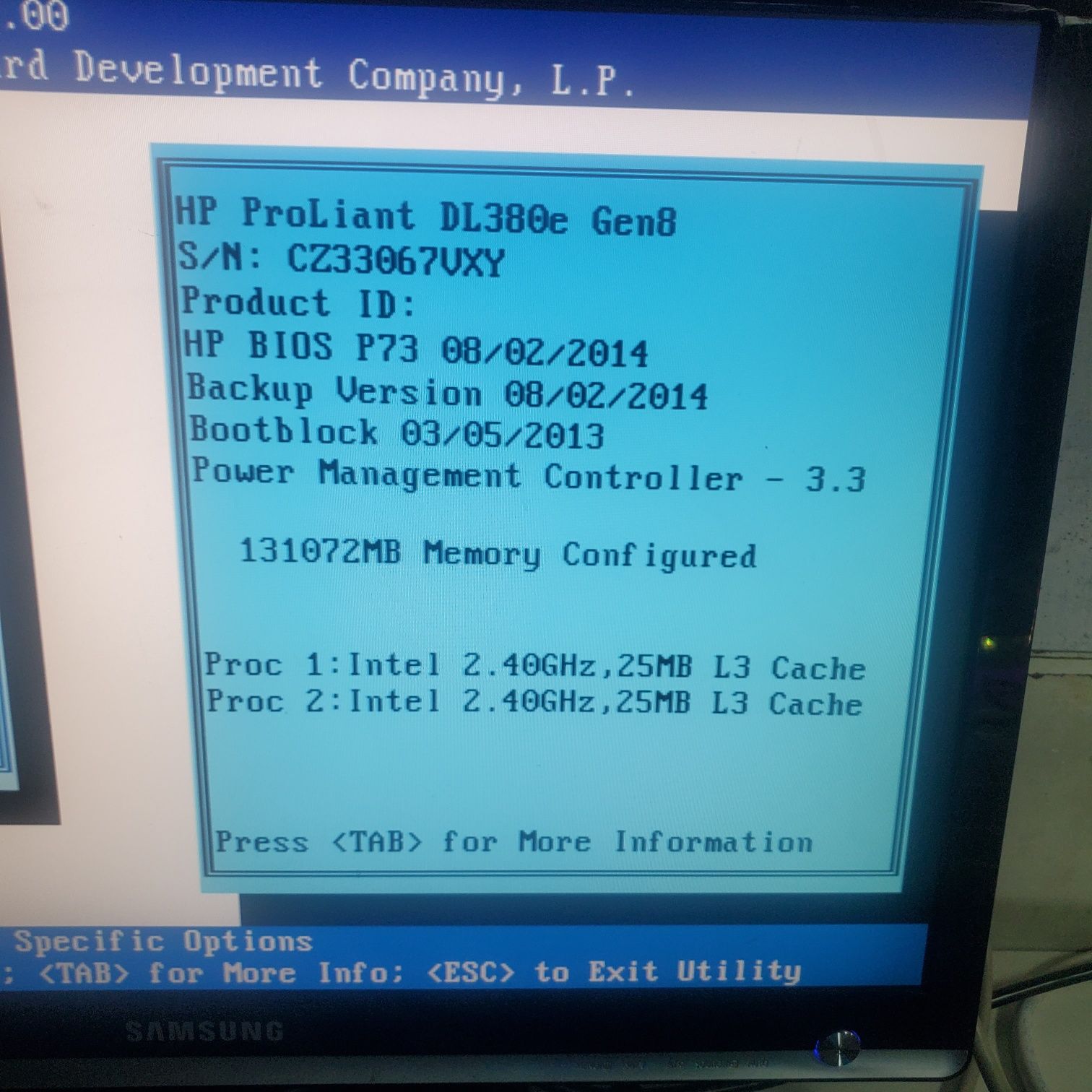 HP ProLiant DL380e Gen8 XEON 10 Core E5-2470 V2 2.4GHz