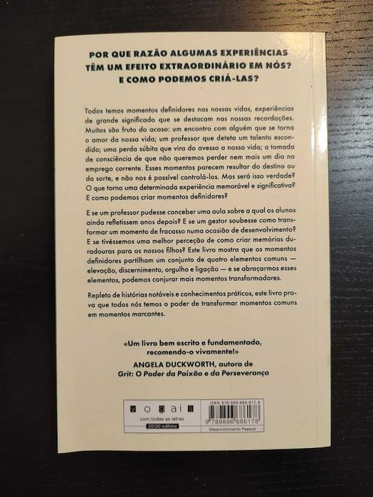 (Env. Incluído) Momentos Marcantes de Chip Heath e Dan Heath