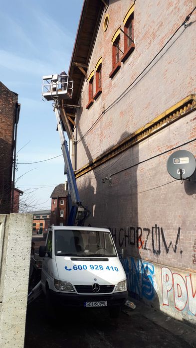 Podnośnik koszowy, zwyżka 18m - WYNAJEM, USŁUGI