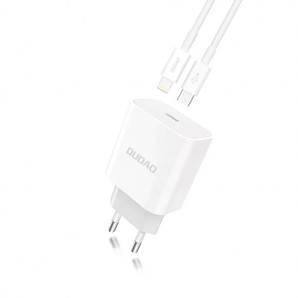 Szybka ładowarka + kabel Usb - C / Lightning 1m