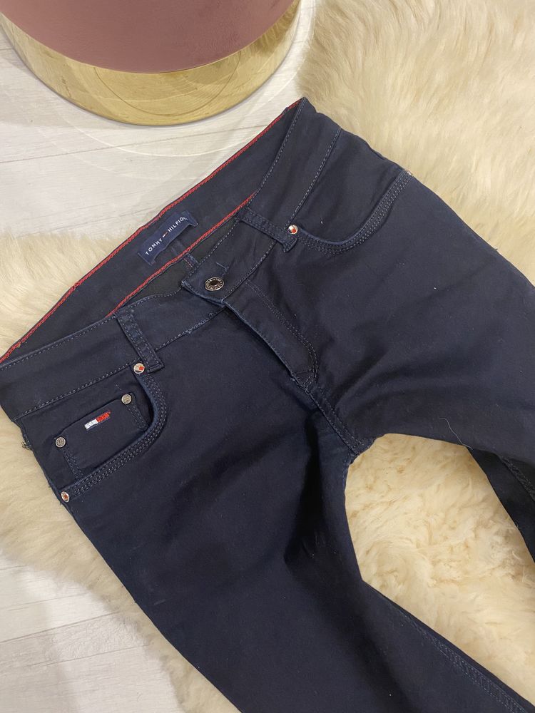 Jeansy Rurki Tommy Hilfiger Granatowe 29 M