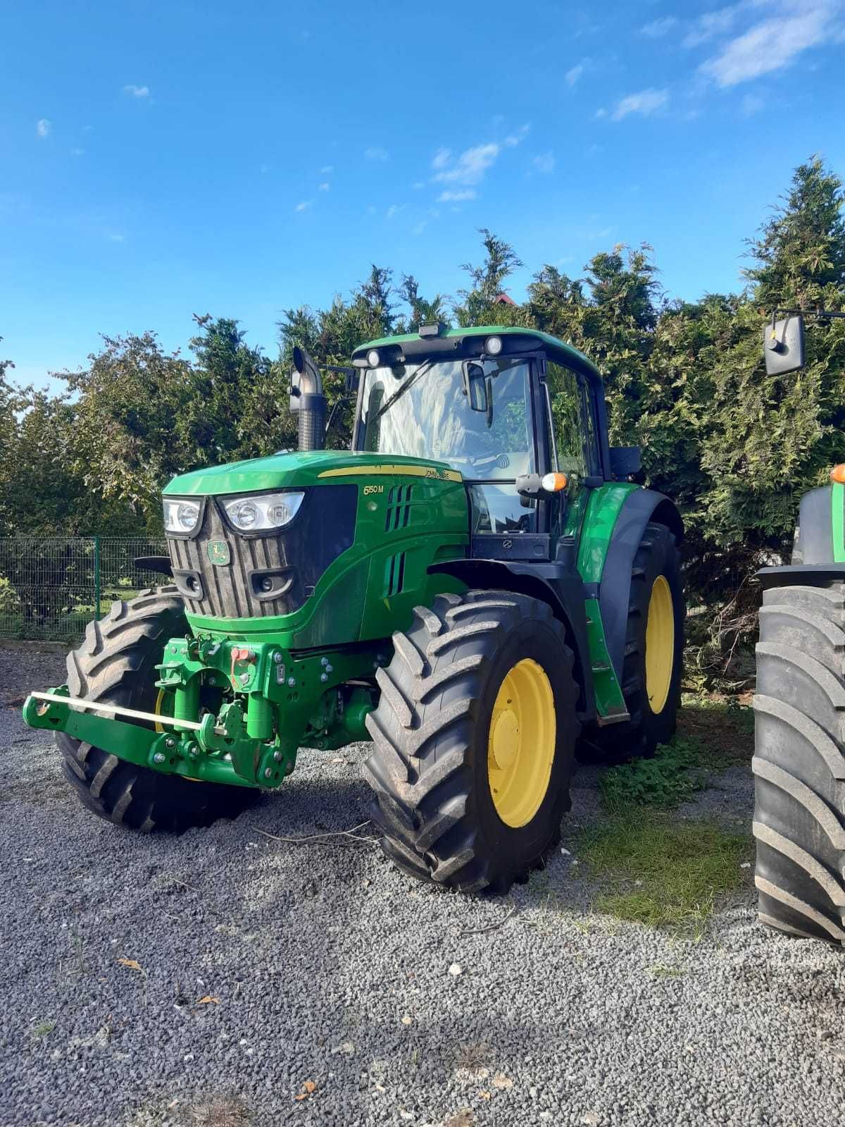 John Deere 6155M z Niemiec pneumatyka jak 6150M