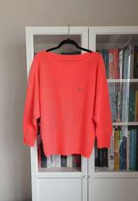 Pomarańczowy sweter nietoperz M