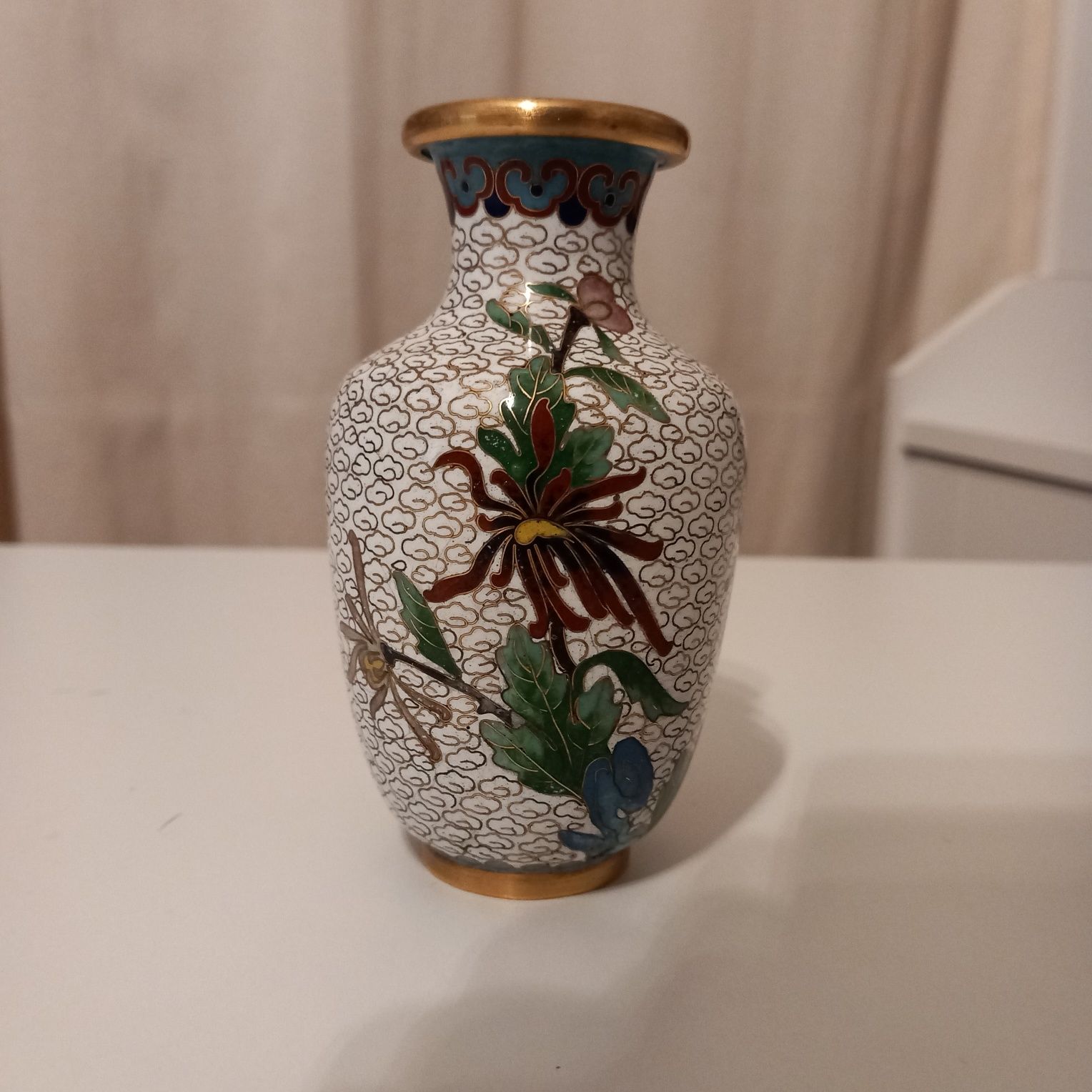 Piękny flakon wazon Cloisonné