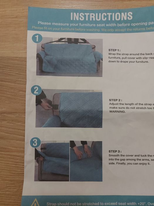 Pokrowiec na kanapę