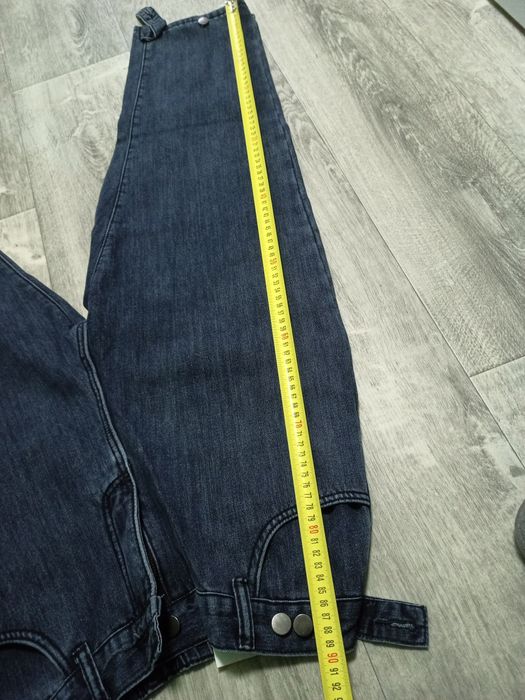 Мом джинсы mom jeans утепленные укороченные