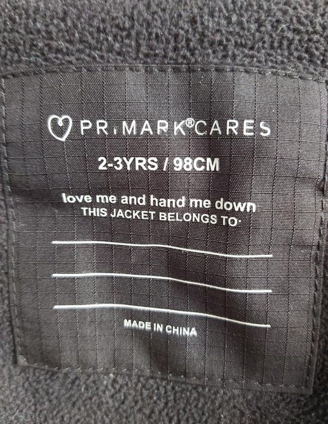 Куртка дитяча на флісі primark p. 2-3 роки