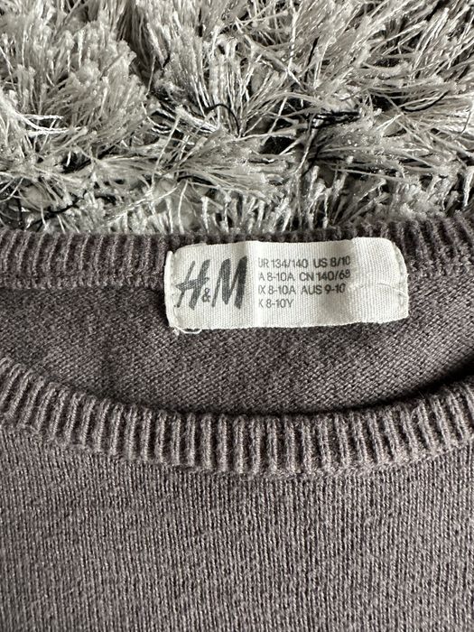 H&M sweterek puszysty krolik poekny 134/140