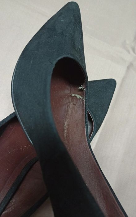 Sapatos em pele Mango