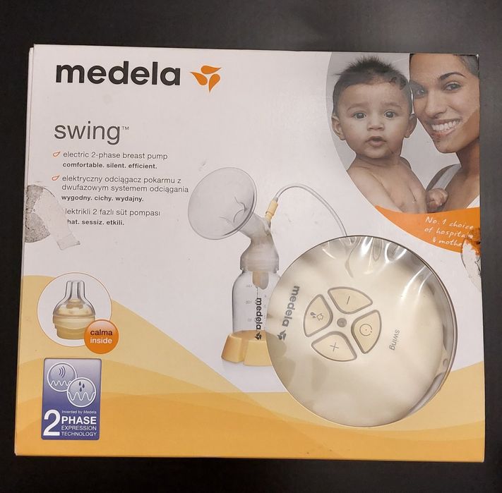 Materac Naturglück 60x120 + laktator medela + przewijak + schodki